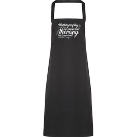 Hippowarehouse Photography isn't cheaper than therapy but it's more fun Apron kitchen cooking painting DIY onesize adult