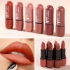 Labiales Mate 6pcs Waterproof Larga Duración Velvet Verde Oscuro
