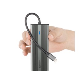 USB C Hub, SANZANG 8 in 1 USB-C Docking Station to HDMI Adapter, 4K@60Hz HDMI, 1Gbps Ethernet,100W Pass-Through Charging, SD/TF Card Slot,5Gbps 3.0 High Speed for MacBook