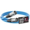 LyxPro 6 Feet Shielded CAT6 Ethercon Cable - Professional Audio