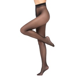 Veluk Sheer Waist Pantyhose for Women 20 Denier, Without Shorts, Matte Surface, Flat Seams, Comfortable Belt and Cotton Gusset