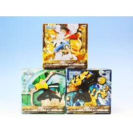 Banpresto Three sword style mutton JET devil wind one-piece linkage technique figure Rubber six hundred worldly desires siege gun all three full set (japan import)