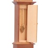 1/12 Dollhouse Miniature Grandfather Clock Wooden Mini Model Furniture Accessory