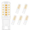 dalattin G9 LED Light Bulbs, 3000K Warm White G9 Base