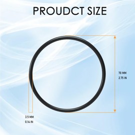 Generic 93210-62446-00 Gasket Valve Cover Seal ，Engine Valve Cover O-Ring Compatible with Yamaha XVS 1100 XT600 XVS 650 XVS650 SRX600 TT 600650 (4pcs)., Black