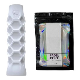 Kit Grip Tipo Bullpadel Hesacore Blanco + Protector De Pala