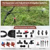 60PCS 2 GPH Pressure Compensating Drip Irrigation Spot Watering Drippers/Emitters,