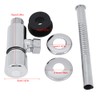Flush Valve, Manual Shutoff Diaphragm Flush Valve Chromium Plating Toilet
