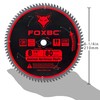 FOXBC 8-1/4 Inch Metal Cutting Table Saw Blade 80-Tooth TCG