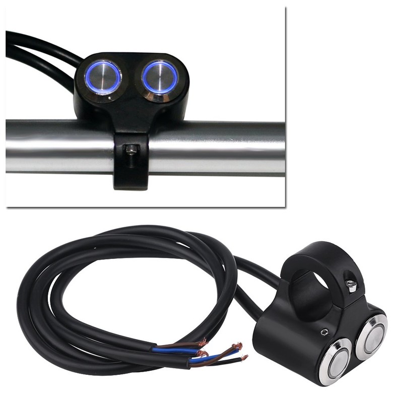 KIMISS 7/8 Inch 22 mm Handlebar Switch Headlight Brake Fog