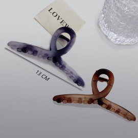 HUIKKJP Hair Clips, Large, Set of 2, Hair Claw Secure, Korean Style, Cute, Fashionable, Adult Hair Accessories