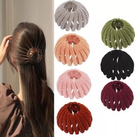 Xing Chen Hai Yang 7 Uds Zabernim Hair Holder, Nido De Pájaro Magic Hair Clip,