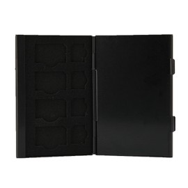 Fdit Memory Card Holder, SIM Card Case with 4 Sim Card Slots, 12 Pieces, Nano Card Slots, 4 Pieces, Micro SIM Card Slots, 1 Piece, Pen Slot, Antimagnetic, Antistatic