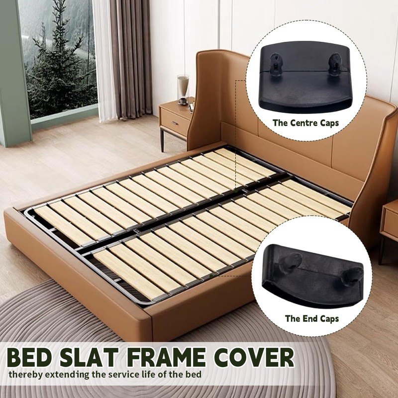 RFYTDCF Slatted Frame Holder, Slatted Holder End Cap Holder Plastic