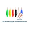 Pack of 50 Micro Toothless Flat Alligator Test Copper Clips