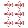 100Pcs Plane Shaped Paper Clips Cute Anti Slip Multipurpose for