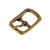 1210 Antique Brass, Center Bar Buckle, Solid Brass-LL, 3/4"