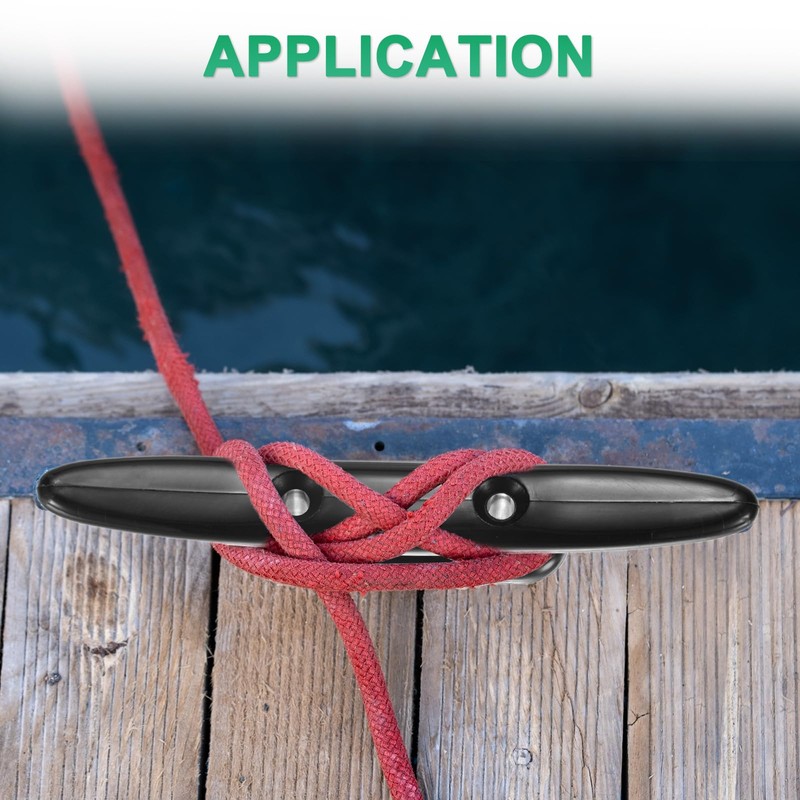 TIXIPEM 4 In Boat Dock Cleats [6PCS] - Rustproof Nylon