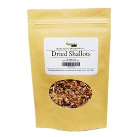 SFL DRIED SHALLOTS ONION CHOPPED - 1 OZ RESEALABLE POUCH FOR COOKING