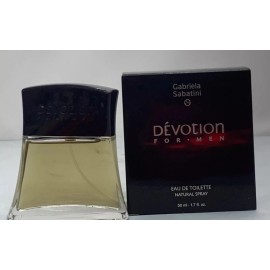 GABRIELA SABATINI DEVOTION FOR MEN 50 ML  EDT SPRAY RARE NEW NO SEALED RARE