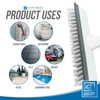 Floor Squeegee Broom Scrubbing Brush with Stiff Brush Bristles and