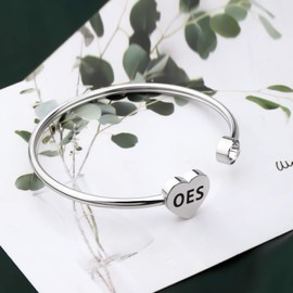 FAADBUK OES Star Bracelet OES Sisterhood Jewelry OES Symbol Bracelet OES Sorority Gifts(OES-S)