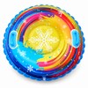 Heavy Duty Inflatable Snow Tube with Dual Handles, Thickened PVC