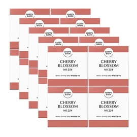 Happy Bath Soap Original Collection Cherry Blossom 90g x 20 units/face soap / 해피바스 비누 오리지널 컬렉션 체리블러섬 90g x20개/세수비누