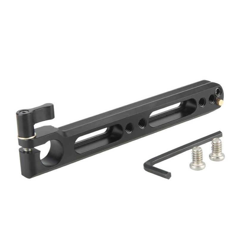 NICEYRIG 15mm Rod Clamp with Safety NATO Rail, Single Rod