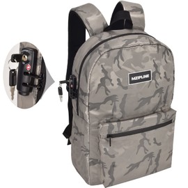 MZIPLINE Backpack Bag With TSA Lock & Key-Smell Proof-Water Resistant Daypack bag for Men & Women Travel