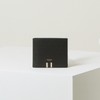 Hazzys (대전신세계)블랙 로고배색 소가죽 반지갑HJWA3F506BK (Daejeon Shinsegae) Black Logo Contrast