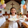 First Communion Party Plates Baptism Party Decorations Supplies God Bless