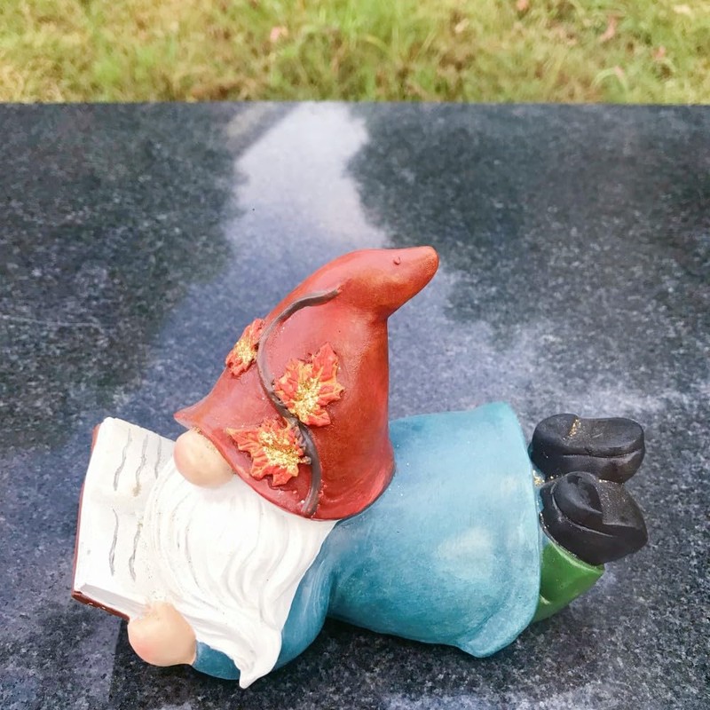 Gishima Fall Gnomes Figurines Decor,Decorative Harvest Gnomes Statue for Autumn