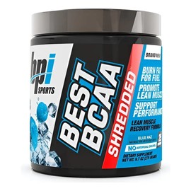 BPI Sports Best BCAA Shredded Quemador Aminoácidos Deportivo Blue Razz