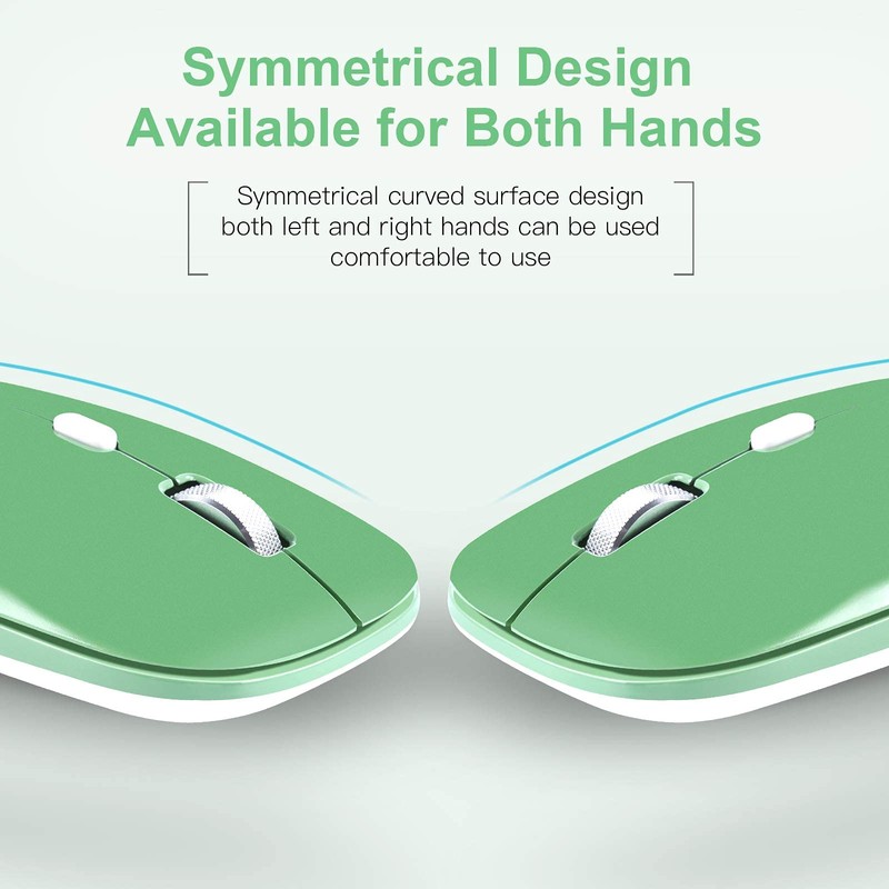 PINKCAT Wireless Mouse, 2.4G Slim Silent Cordless Mouse with USB