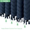 Dynamene Extra Long Shower Curtains, 96 Inch Long Boho Tufted