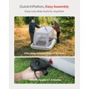 QPAU Inflatable Portable Kids Air Mattress, Ideal for Home, Grandma's,