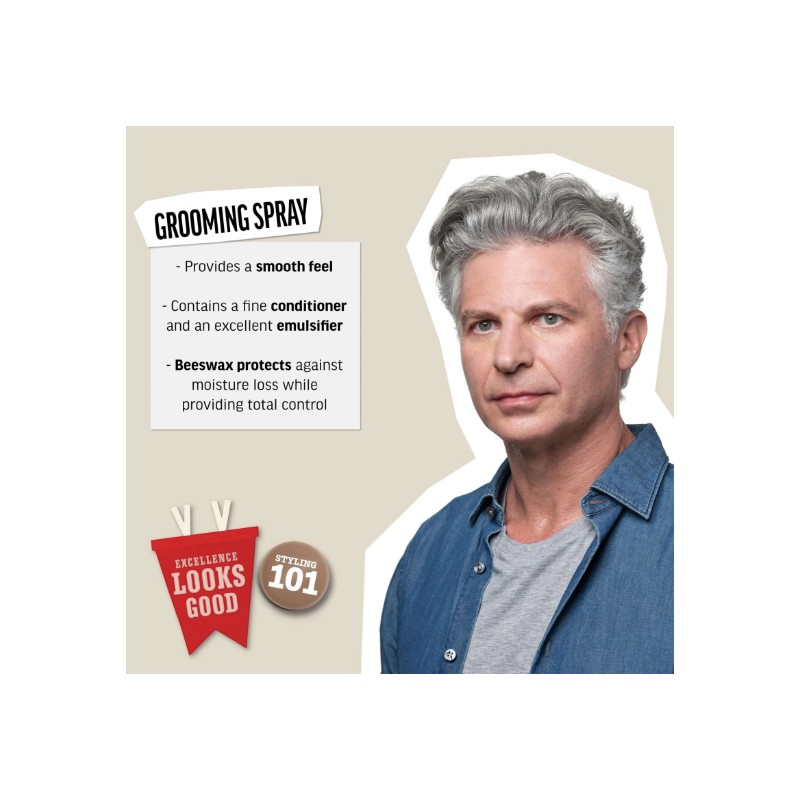American Crew Men's Hair Spray, Variable Hold Grooming Spray, 8.45