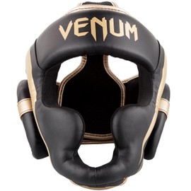 Venum Elite ヘッドギア - ブラック/ゴールド