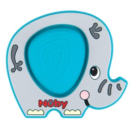 Nuby Teethe N' Pop Sensory Play Teether - Baby Teething Toy - 3+ Months - Elephant