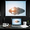 Richer-R Projector Screen, Rear Projection Screen,60-100 Inch Portable Foldable Non-Crease