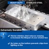 KEISSCO Stainless Steel Smoker Box for Gas Grill & Charcoal