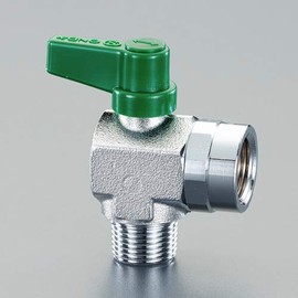 ESCO R 1/4"xR 1/4" Mini Ball Valve, Angle Type, EA425AH-52