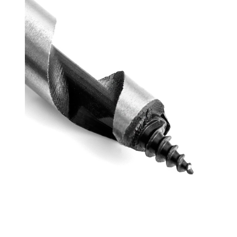 QWORK Auger Drill Bit Set, 7 Piece Set 9" Auger