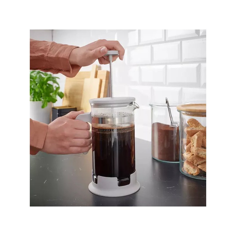 IKEA UPPHETTA Coffee Tea Maker Glass Stainless Steel French Press
