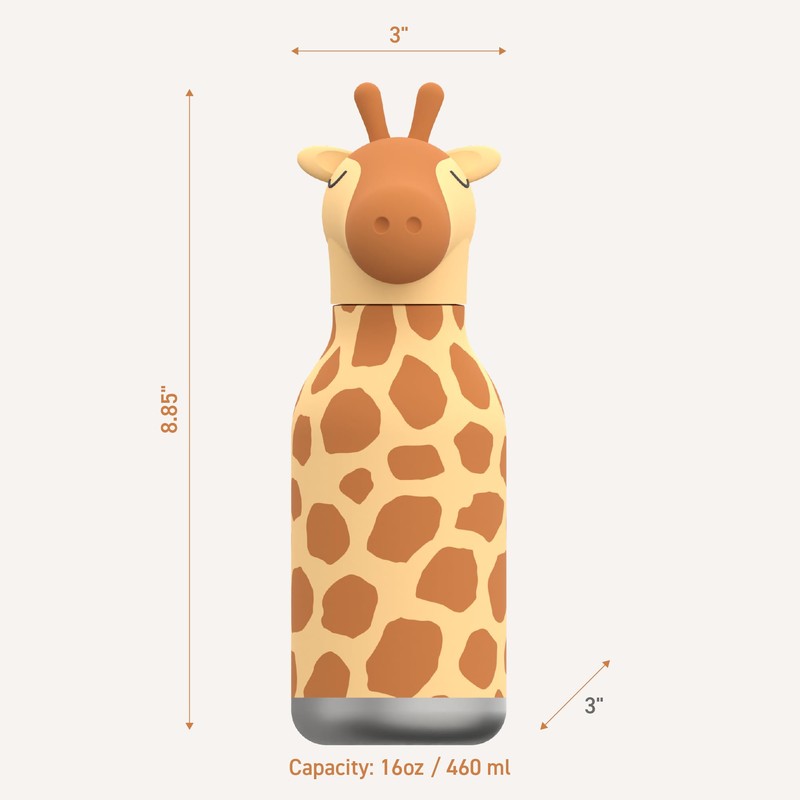 asobu Bestie Bottle Insulated Stainless Steel Water Bottle with Detachable