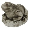Toad Garden Statues Cement Frog Sculptures Cast Stone Frogs Figurines
