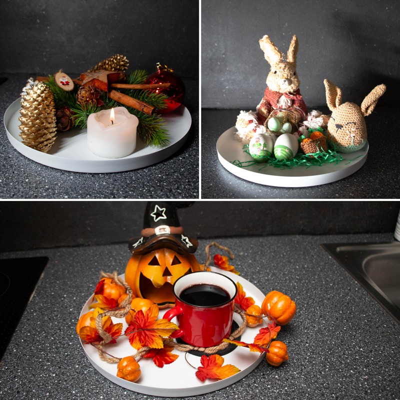 DREIBERG® Decorative Tray | Diameter 30 cm | Decorative Tray
