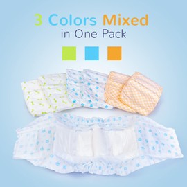 Pet Soft Disposable Male Dog Wraps - Dog Diapers for Male Dogs, Puppy Diapers 24pcs Small