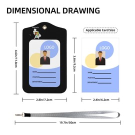 Nayarit Mexico Map Flag Leather ID Badge Holder Card Badge Holders with Detachable Neck Lanyard Strap for Staff, Offices